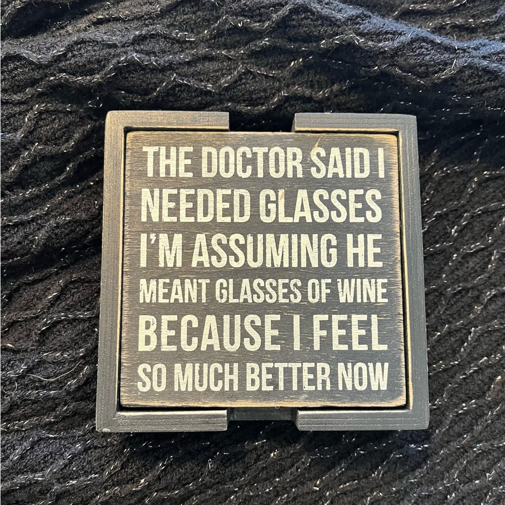 Humorous Wine Coasters